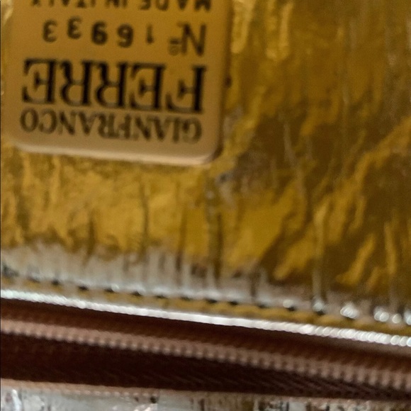 Gianfranco Ferre Pre-Owned 1980s Croc Leather Bag - Picture 8 of 10